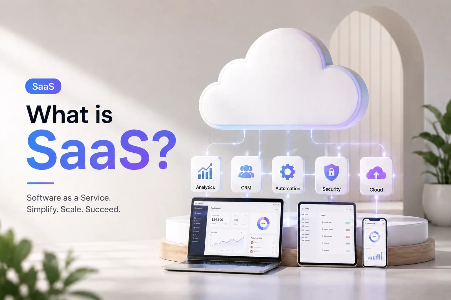 SaaS Applications workflow visualization